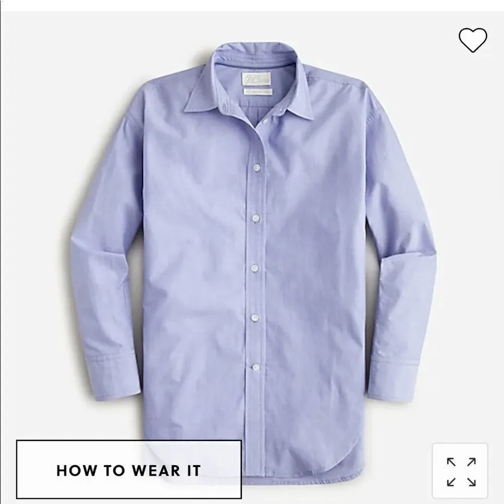 J. Crew Relaxed-fit end-on-end cotton shirt